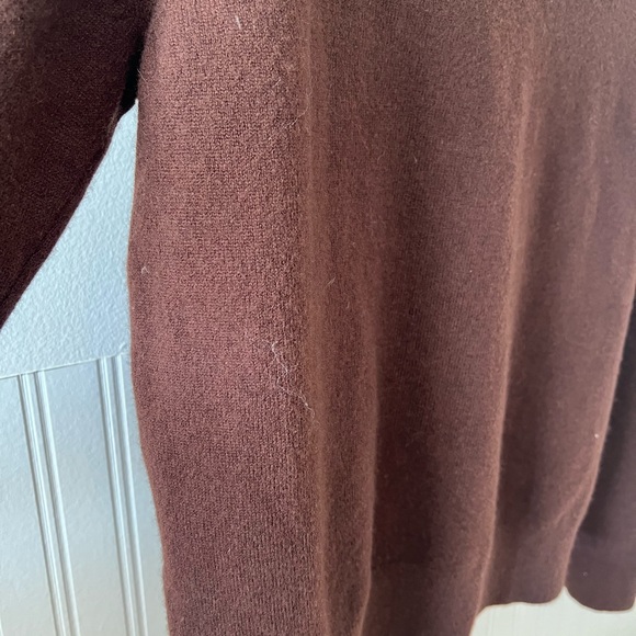 Acne Studios Kalon Face Patch Wool Sweater in Dark Brown - Picture 8 of 10